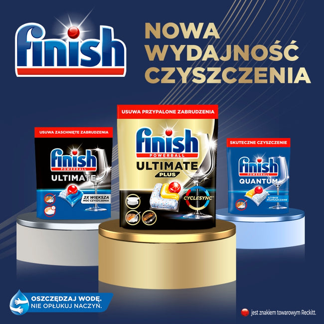 Finish Power Lemon tabletki do mycia naczyń w zmywarce 40szt