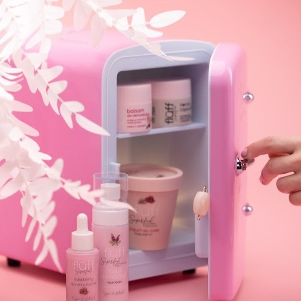 Fluff Cosmetics Fridge lodówka kosmetyczna Różowa