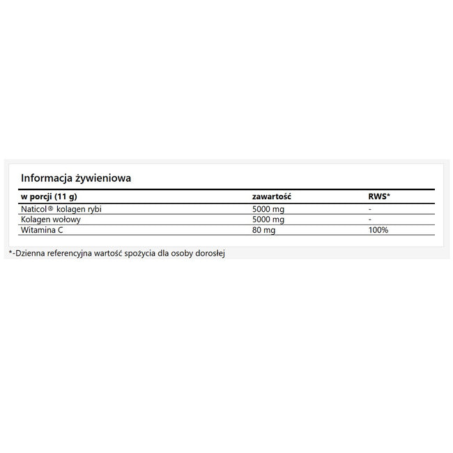 Noctua Noctacoll suplement diety w proszku smak ananasowy 180g