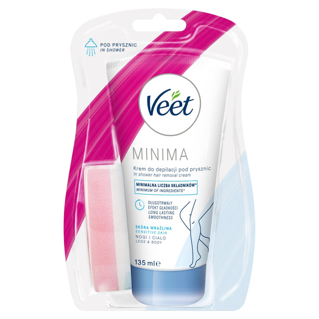 Veet Minima krem do depilacji pod prysznic skóra wrażliwa 135ml