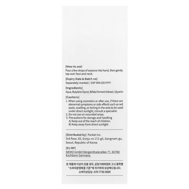 Mixsoon Bifida Ferment Essence esencja do twarzy 100ml