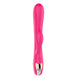 B-Series Fox Silicone Vibrator wibrator królik z możliwością regulacji natężenia pulsacji oraz funkcją grzania Pink