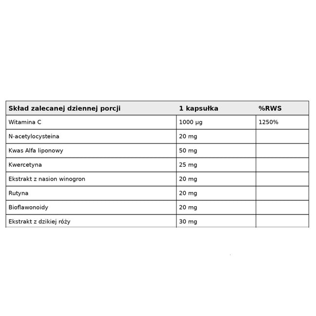 Doctor Life Vitamin C Special 1000mg o przedłużonym działaniu suplement diety 120 kapsułek