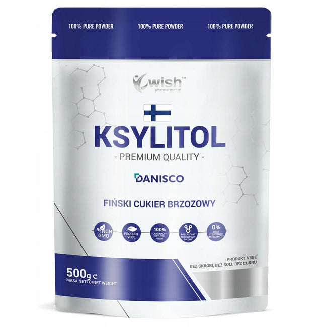 WISH Pharmaceutical Ksylitol fiński cukier brzozowy 500g
