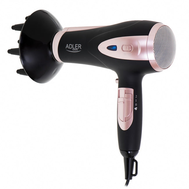 Adler Suszarka do włosów z dyfuzorem 2200W ION AD 2248 Czarna
