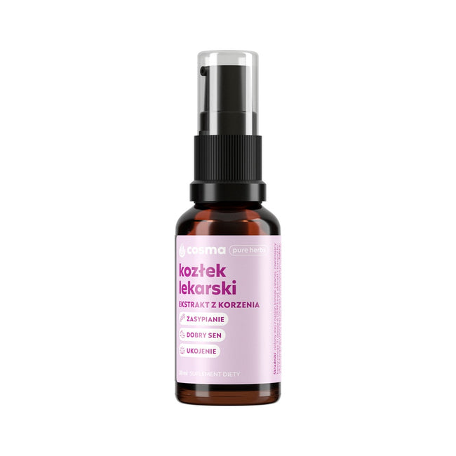 Cosma Cannabis Pure Herbs Kozłek Lekarski ekstrakt z kozłka lekarskiego suplement diety 30ml