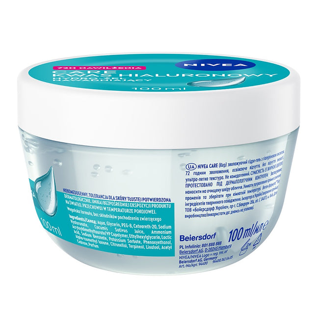Nivea Care Kwas Hialuronowy hydro-żel nawadniający 100ml