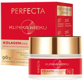Perfecta Klinika Wieku kolagenowy krem silnie przeciwzmarszczkowy na dzień 60+ 50ml