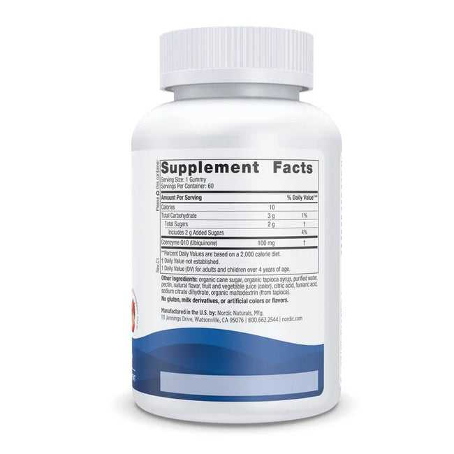 Nordic Naturals CoQ10 Gummies suplement diety w żelkach Truskawka 60szt