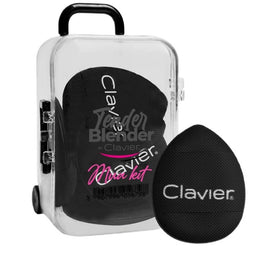 Clavier Tender Blender Mua Kit zestaw mini gąbek do makijażu w walizeczce Black 6szt.