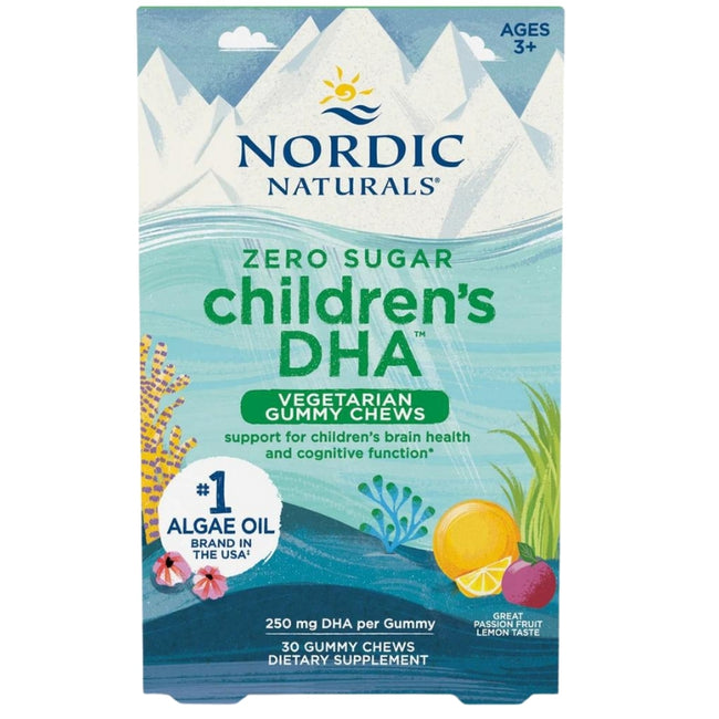 Nordic Naturals Children's DHA Vegetarian Gummy Chews suplement diety dla dzieci 30 żelków