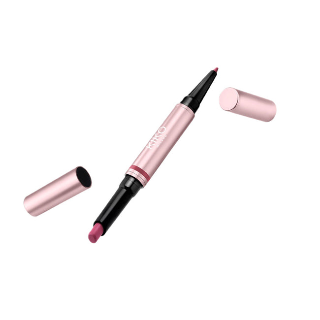 KIKO Milano Days In Bloom 2-In-1 Vibrant Lipstick&Pencil pomadka i konturówka do ust o intensywnym satynowym wykończeniu