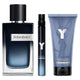 Yves Saint Laurent Y Pour Homme zestaw woda perfumowana spray 60ml + żel pod prysznic 50ml + miniatura wody perfumowanej spray 10ml