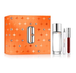 Clinique Perfectly Happy zestaw perfumy 50ml + perfumy 10ml + nawilżający błyszczyk do ust 3.4ml