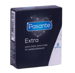 Pasante Extra prezerwatywy z dodatkowym lubrykantem 3szt