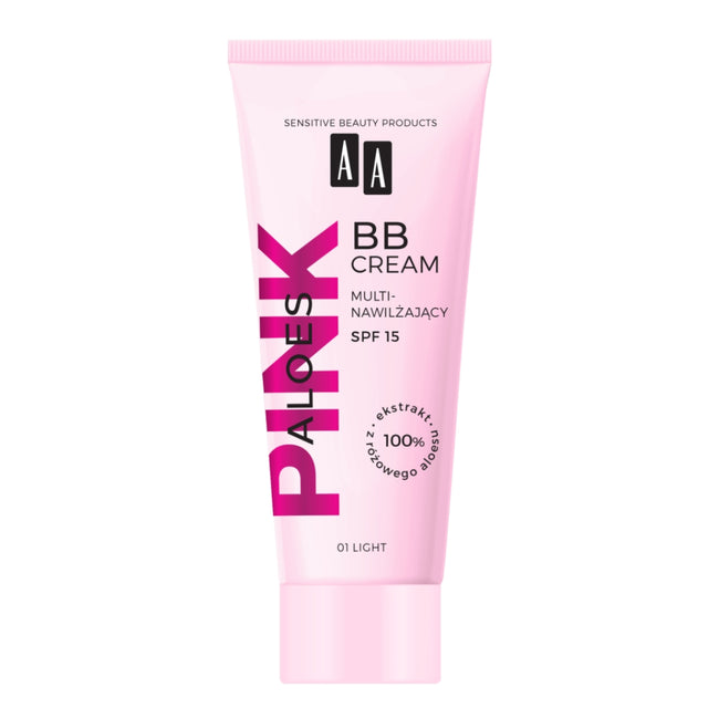 AA Aloes Pink multinawilżający krem BB 30ml
