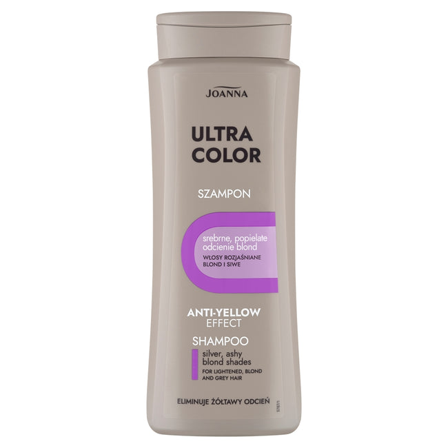 Joanna Ultra Color szampon srebrne popielate odcienie blond 400ml