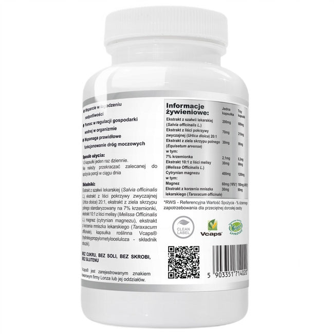 WISH Pharmaceutical Bloker potu suplement diety 90 kapsułek