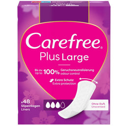 Carefree Plus Large wkładki higieniczne Light Scent 48szt.