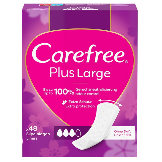 Carefree Plus Large wkładki higieniczne Light Scent 48szt.