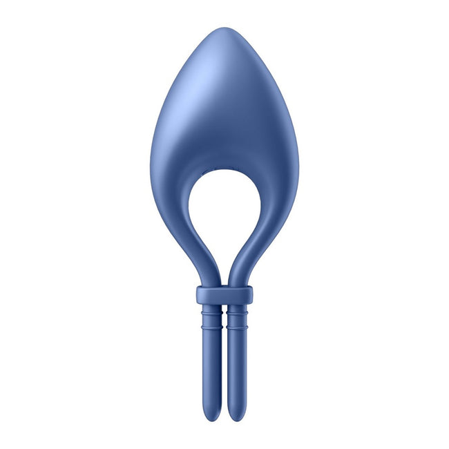 Satisfyer Bullseye wibrujący pierścień na penisa Blue