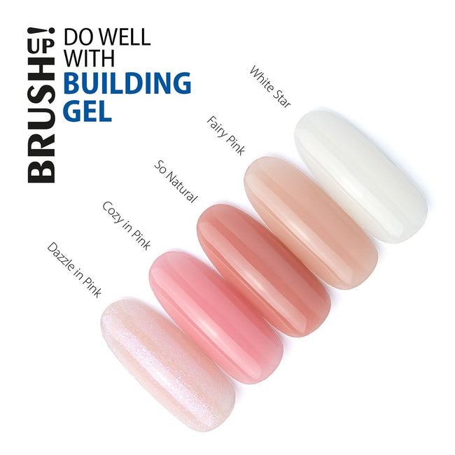 BrushUp! Do Well with Building Gel żel budujący do paznokci Ice Clear 12g