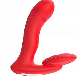 B-Series Fox Silicone Vibrator wibrator z funkcją podgrzewania