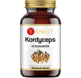 Yango Kordyceps ekstrakt 10% polisacharydów suplement diety 90 kapsułek