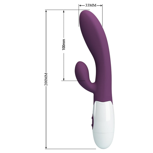 PRETTY LOVE Alvis wibrator z 30 funkcjami wibracji Dark Purple