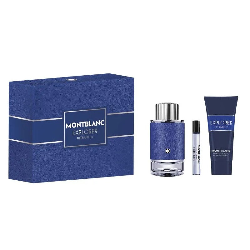 montblanc explorer ultra blue woda perfumowana 100 ml   zestaw 