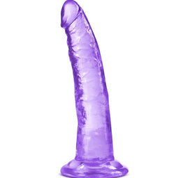 Blush B Yours Plus Lust N' Thrust transparentne dildo z przyssawką Purple