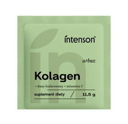 Intenson Kolagen + Witamina C + Kwas Hialuronowy suplement diety Arbuz