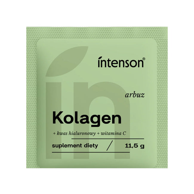 Intenson Kolagen + Witamina C + Kwas Hialuronowy suplement diety Arbuz