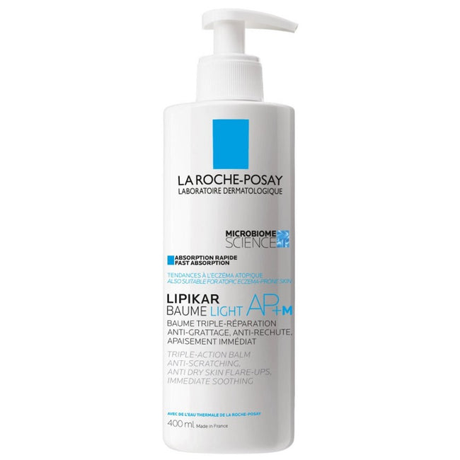 La Roche Posay Lipikar Baume Light AP+M lekki balsam do ciała przeciw swędzeniu i nawracającej suchości 400ml
