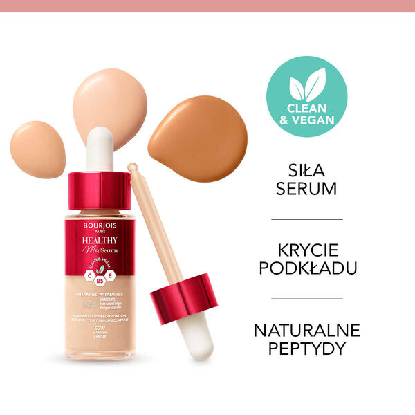 Bourjois Healthy Mix Serum nawilżająco-rozświetlający podkład-serum do twarzy