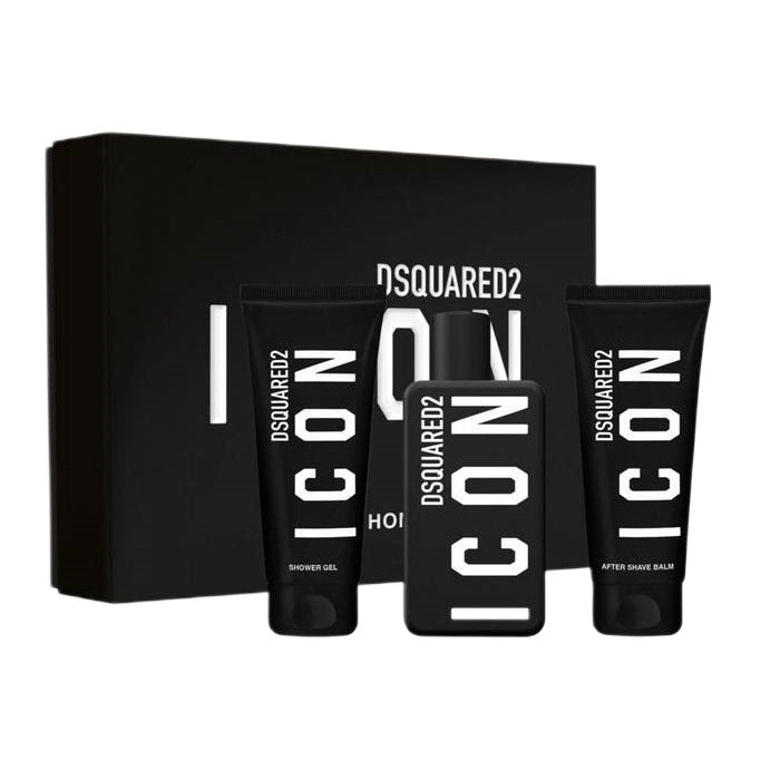 dsquared² icon pour homme woda perfumowana 100 ml   zestaw  