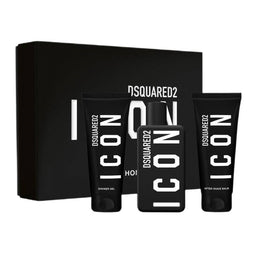 Dsquared2 Icon Pour Homme zestaw woda perfumowana spray 100ml + żel pod prysznic 100ml + balsam po goleniu 100ml