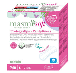 Masmi Soft ultracienkie wkładki higieniczne z bawełny organicznej 24szt.