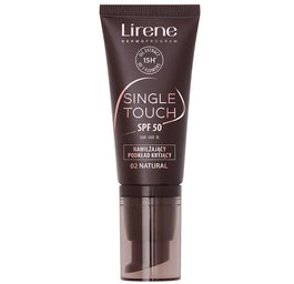 Lirene Single Touch SPF50 nawilżający podkład kryjący 02 Natural 30ml