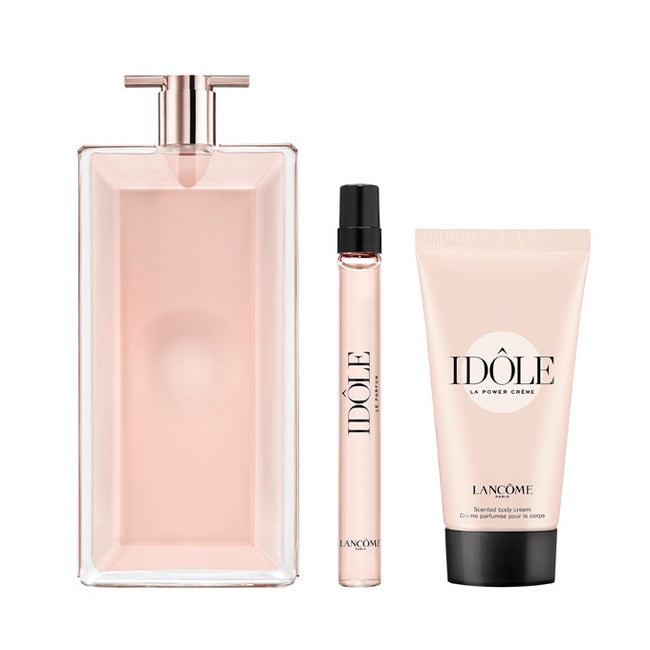 Lancome Idole zestaw woda perfumowana spray 100ml + woda perfumowana spray 10ml + balsam do ciała 50ml