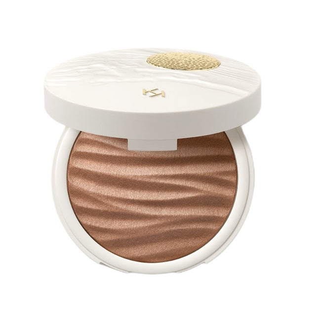 KIKO Milano Gold Reflections Sunkissed Baked Bronzer wypiekany bronzer do twarzy 03 Cocoa 20g