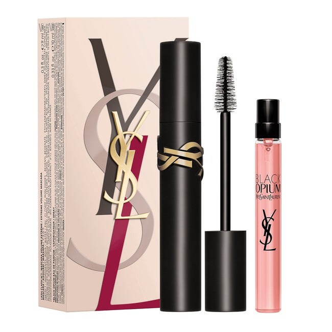Yves Saint Laurent Lash Clash & Black Opium Eau De Parfum zestaw tusz do rzęs 9ml + woda perfumowana spray 10ml