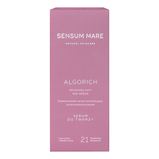 Sensum Mare Algorich zaawansowane serum rewitalizujące i przeciwzmarszczkowe do skóry suchej i bardzo suchej 30ml