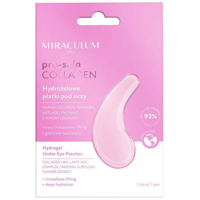 Miraculum Pro-Skin Collagen hydrożelowe płatki pod oczy 2szt.
