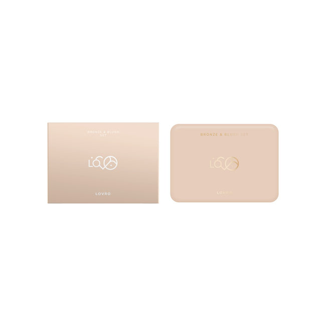 LOVRO Bronze & Blush Set prasowany bronzer i róż do modelowania twarzy 5g