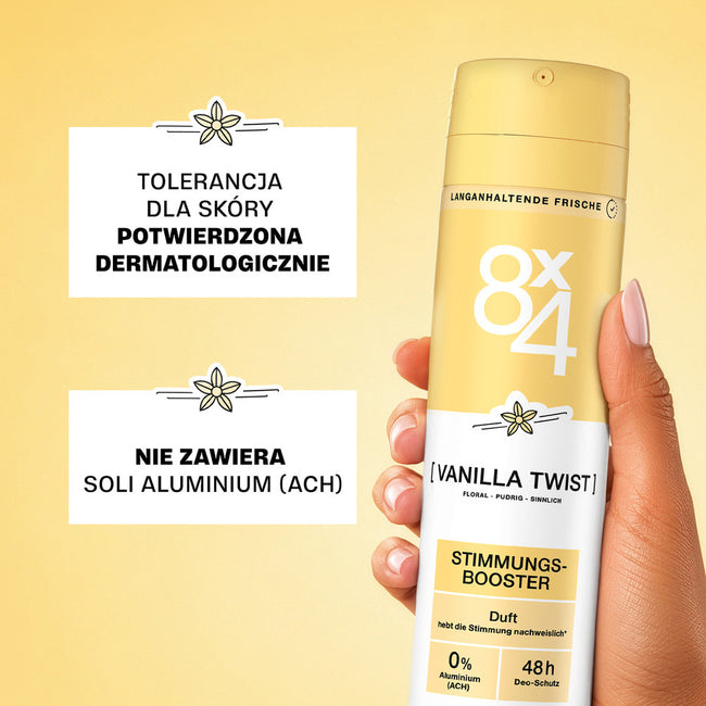 8x4 Vanilla Twist dezodorant w sprayu 150ml