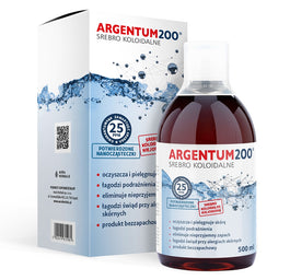 Aura Herbals Argentum200 Srebro Koloidalne 25ppm tonik 500ml