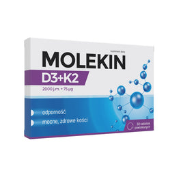 Molekin D3+K2 suplement diety 60 tabletek powlekanych