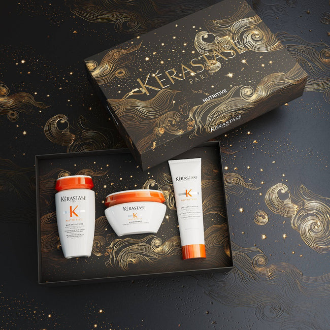 Kerastase Nutritive zestaw szampon do włosów 250ml + maska do włosów 200ml + nektar termiczny 150ml