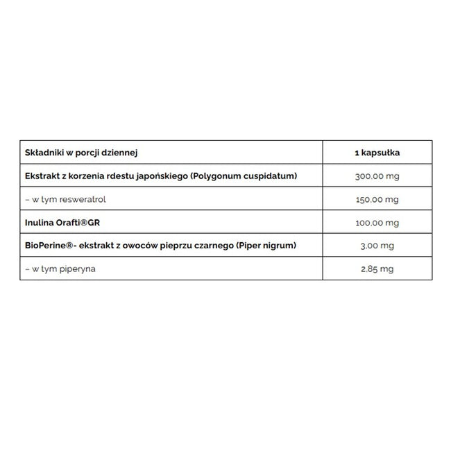 Pharmovit Resweratrol 50% suplement diety 60 kapsułek